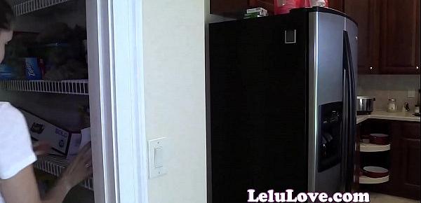  Fetish alert girl sucks cock on garbage can in trash bag - Lelu Love